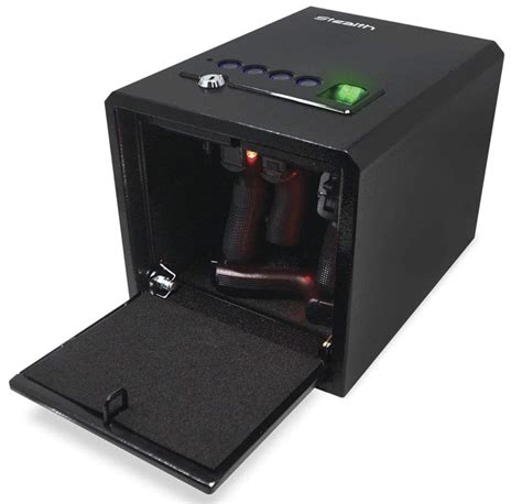 stealth original handgun safe steel pistol box concealed weapon storage|Electronic Handgun Hanger Safe Quick.